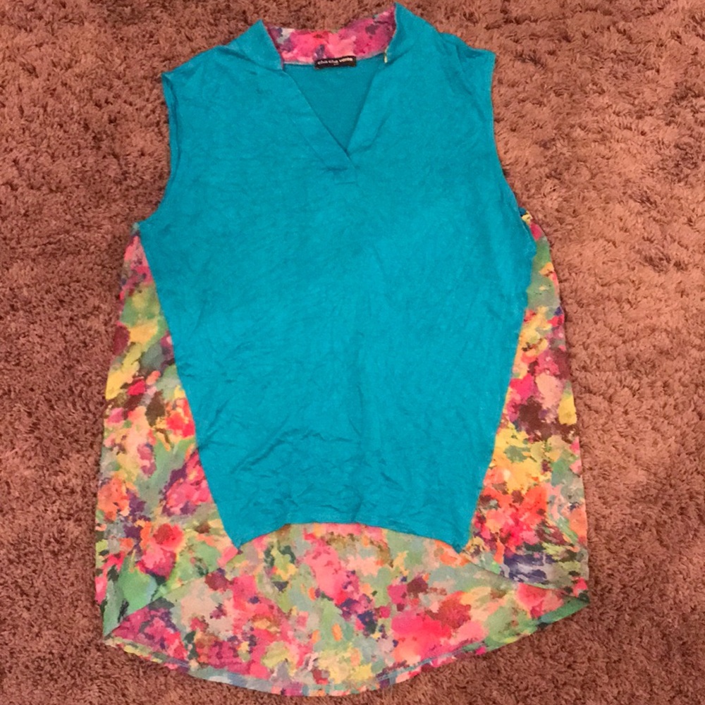 Multi colored top